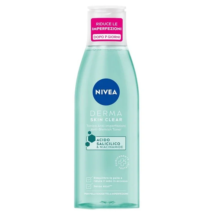 Nivea Derma Skin Tonico detergente per il viso 200 ml Nivea Derma Skin Tonico detergente per il viso 200 ml