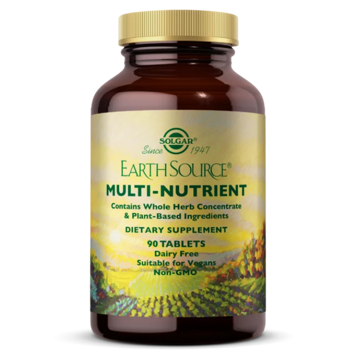 Solgar Earth Source Multi-Nutrient Integratore Multivitaminico 60 tavolette Solgar Earth Source Multi-Nutrient Integratore Multivitaminico 60 tavolette