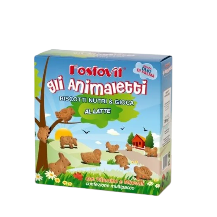 Fosfovit Biscotto Animaletti Junior Biscotti al Latte indicati dal 10° mese di Età 400 g Fosfovit Biscotto Animaletti Junior Biscotti al Latte indicati dal 10° mese di Età 400 g