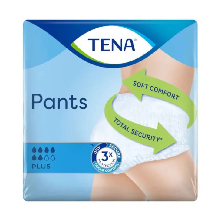 Tena Pants Plus Mutandine per Incontinenza Medium 14 pezzi