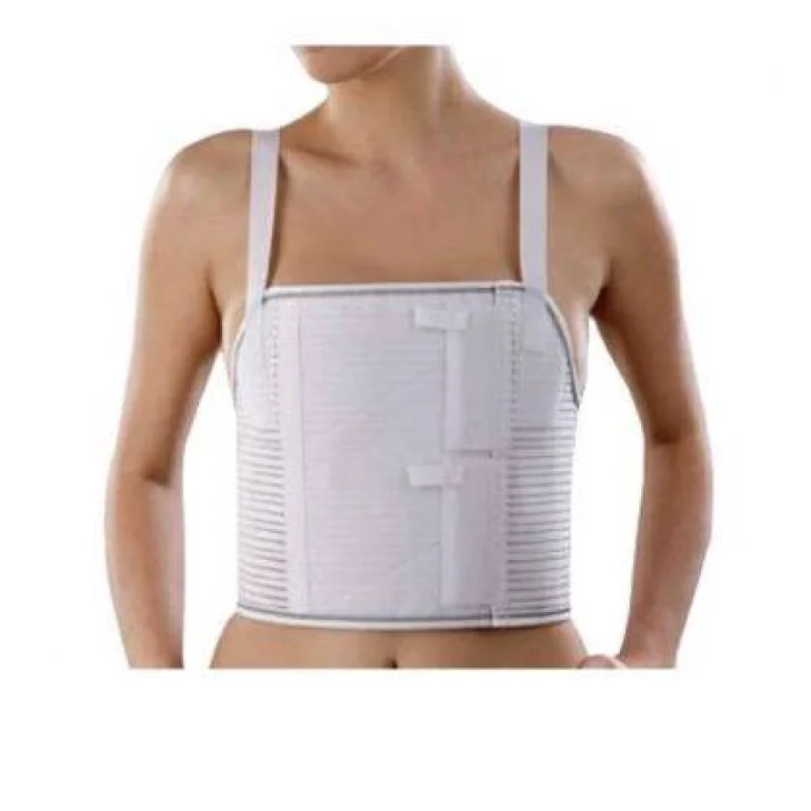 Orione 3099 Fascia Toracica con Bretelle H. Cm 27 Unisex Colore Bianco - Taglia: XL