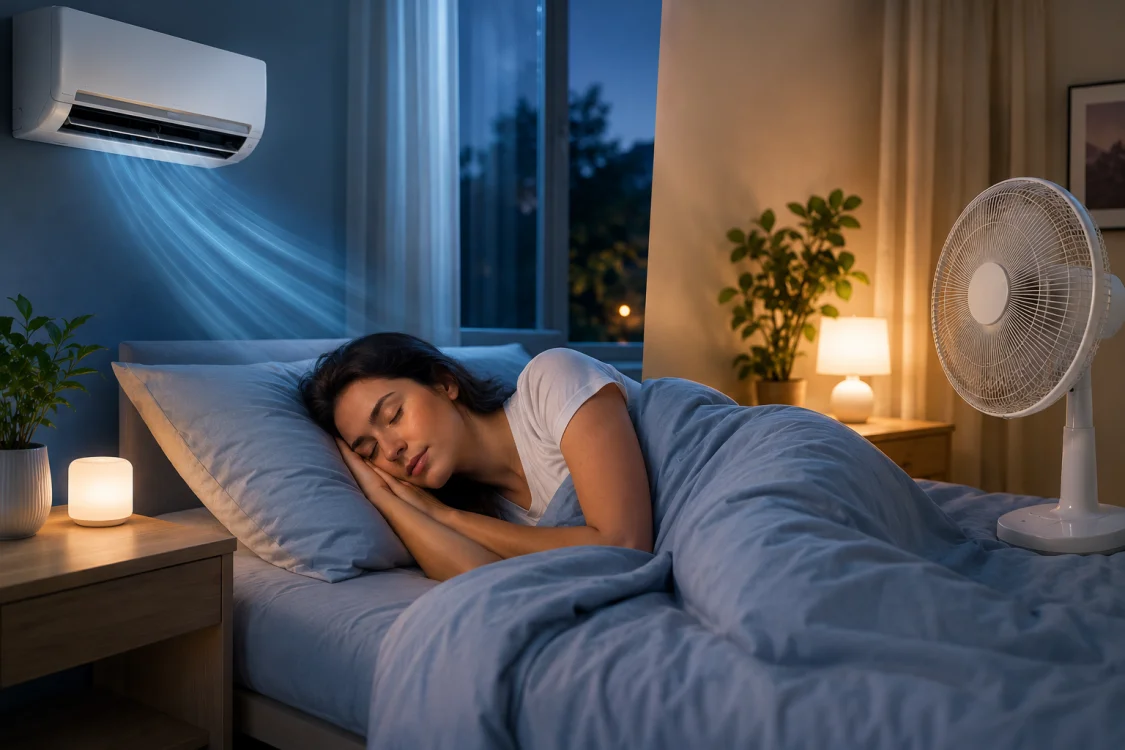 Condizionatore o ventilatore di notte: quale scegliere? Condizionatore o ventilatore di notte: quale scegliere?