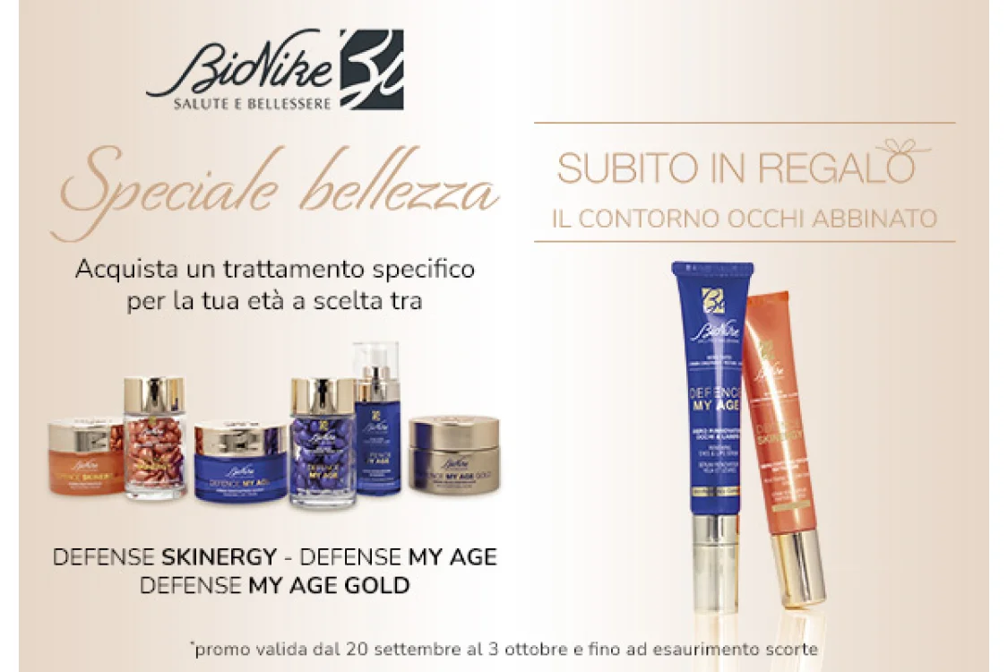 Promo Bionike antiet&agrave;