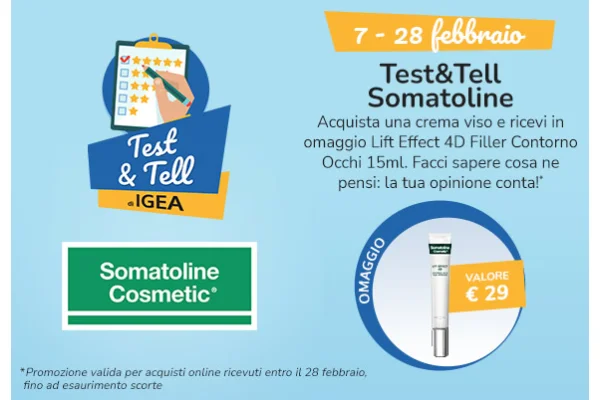 Test&Tell Somatoline Cosmetics