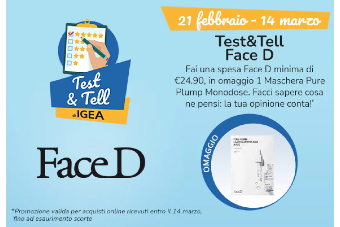 Test&Tell Face D Test&Tell Face D